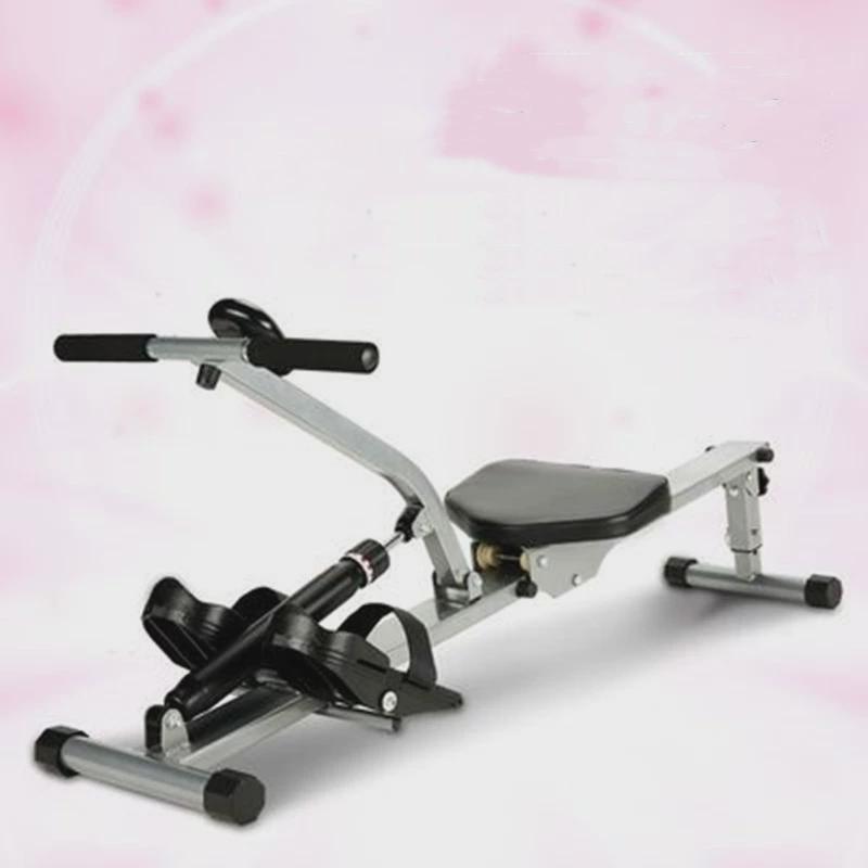 家用折叠静音液压双杆单划船机划船器训练器家用健身运动器材
