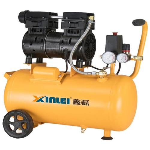 热销厂家直销静音无油静音空压机微小型便携式10l24l40l100l纯铜