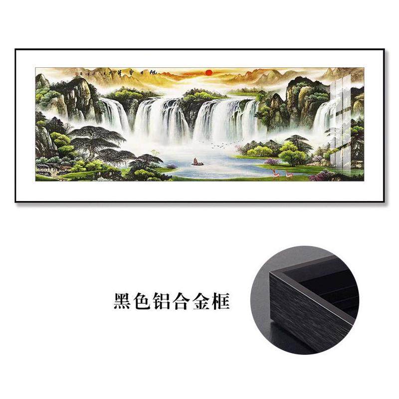 新中式壁画装饰画办公室客厅沙发书房国画背景墙挂画大幅靠山山水,农机/农具/农膜,播种栽苗器/地膜机,淘宝优惠券,粉丝福利购,淘宝优惠卷