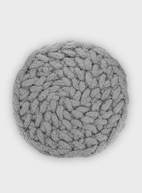 influffy茸里-宠物猫狗睡垫编织毛绒坐垫狗垫圆垫子防滑垫绒毛垫