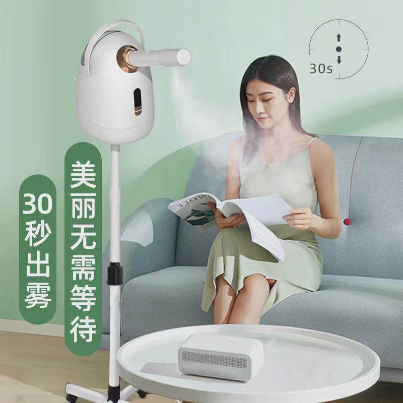 跨境家用冷热蒸脸仪便携式冷热两用大喷雾补水仪蒸汽美容仪蒸脸器