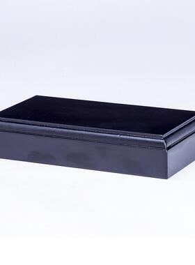 可定制长方形底座工艺品奇石佛像花瓶雕塑实木摆件玉器银器装饰品