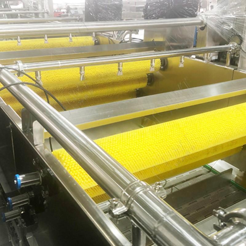 鼓泡气泡果蔬喷淋带提升洗果机辣椒黄桃香菇海产品清洗机清洗机