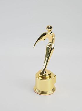 热销创意小金人荣誉奖杯学生比赛颁奖纪念礼品摆件金属树脂工艺奖
