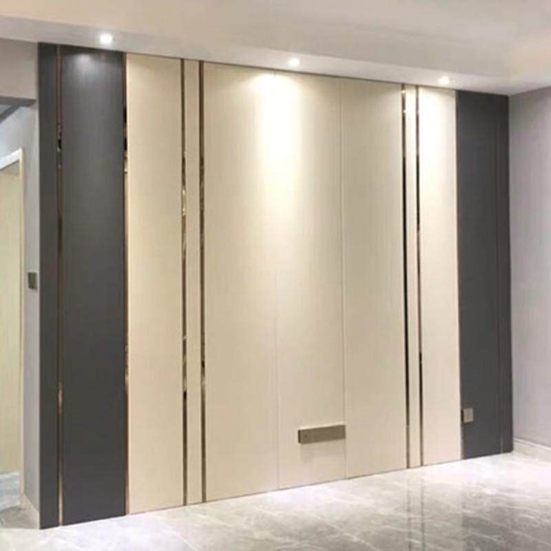 硬包电视背景墙现代简约酒店客厅影视墙装饰卧室软包厂家