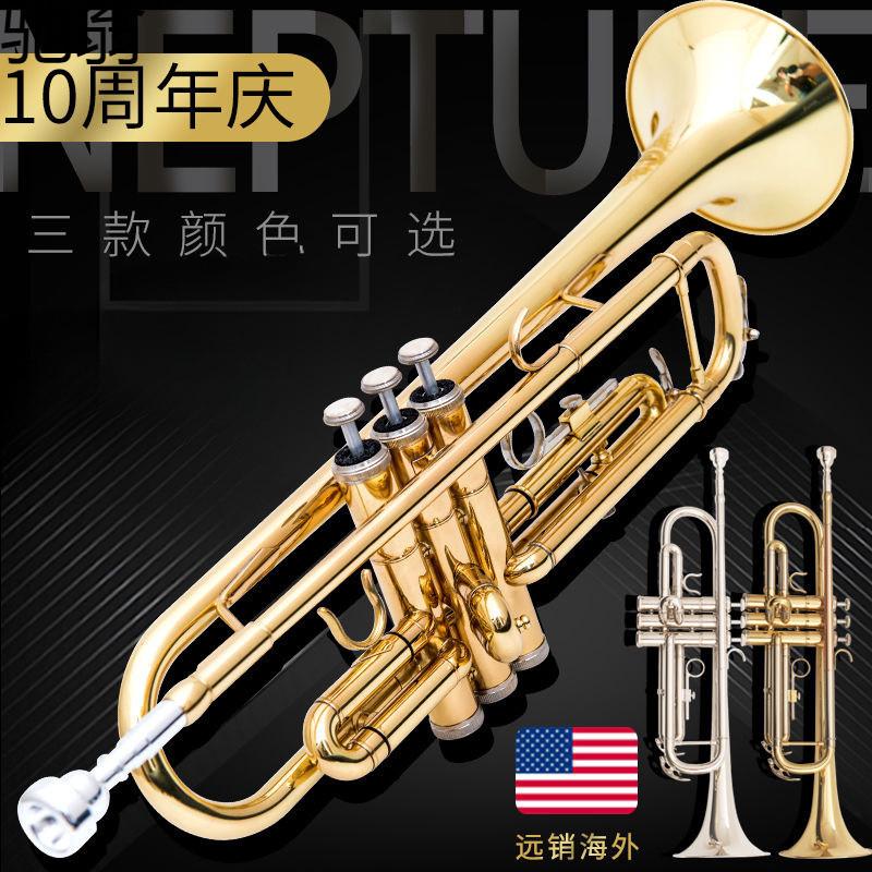 SHI小号 乐器 降B调三音小号 初学演奏考级专业乐队教学教会西洋