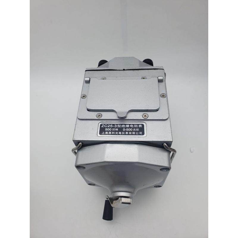 上海西利光ZC25-3/500V-4/1000V型绝缘电阻摇表铝壳摇表兆欧表