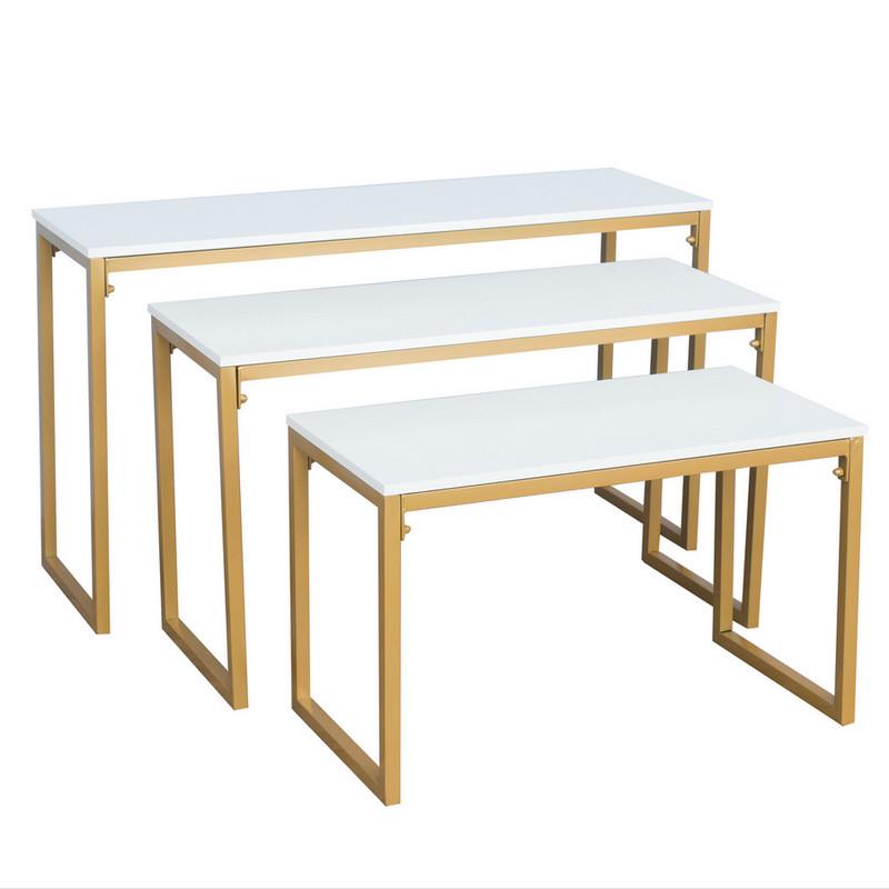 服装店展示架金色服装店衣架展示架童装流水台衣服架中岛轻奢挂