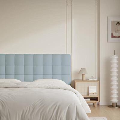 奶油风卧室靠背靠垫榻榻米奶油风现代简约床头软包改造床上大靠背