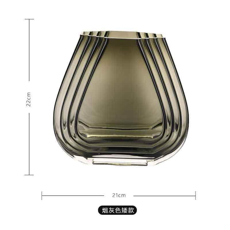 创意心形玻璃花瓶简约北欧家居花瓶餐厅客插花高级感装饰品摆件,家居饰品,装饰摆件,淘宝优惠券,粉丝福利购,淘宝优惠卷