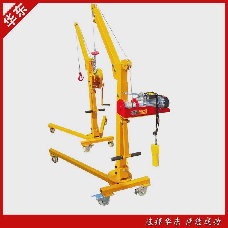 定制室内户外吊运机小型升降拆卸起重机移动款500kg小吊机
