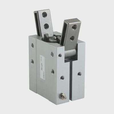 亚德客型手指气缸hfy16平行气缸夹爪手指气缸气爪开闭型气动导轨