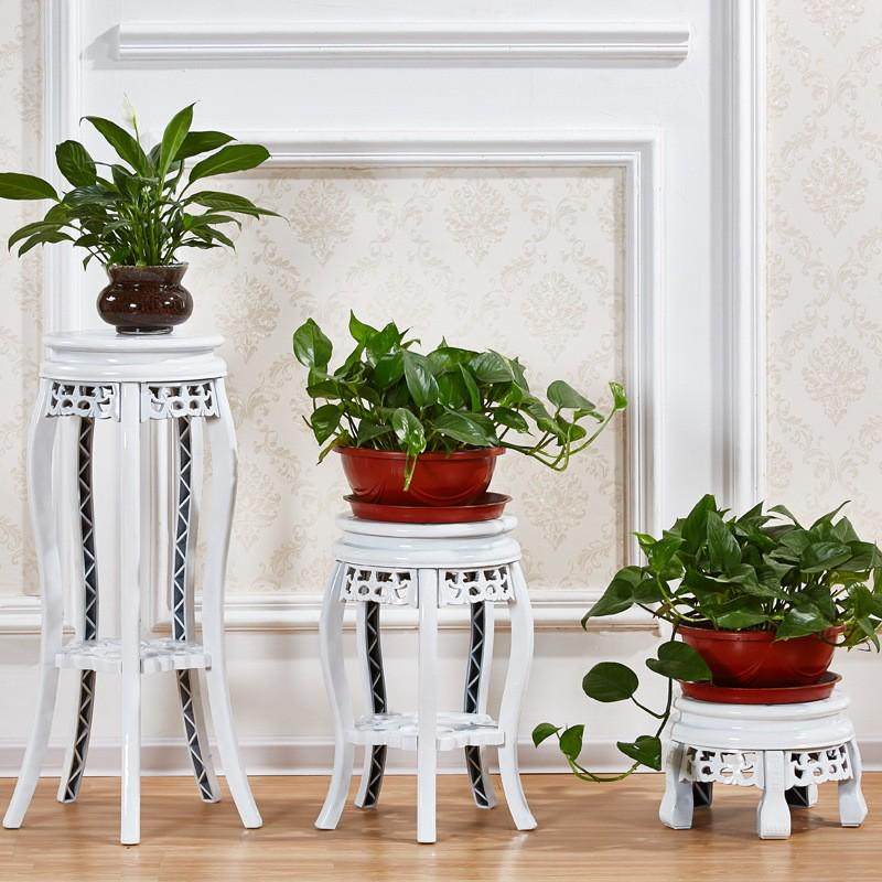 实木落地花架阳台客厅电视柜旁单个古置物架绿萝塑料花盆架子,收纳整理,其他收纳,淘宝优惠券,粉丝福利购,淘宝优惠卷