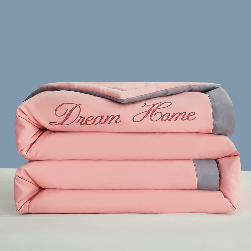 空调被夏凉被薄款夏季单人水洗棉双人夏被可机洗儿童被子夏天薄被