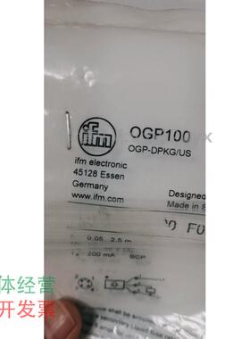 现货供应IFM易福门全新OGP1000GP100OGP101OGP102议价