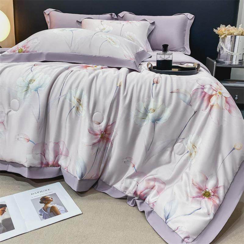 兰精天丝夏被四件套床笠款夏季凉感空调冰丝夏凉被2024新款可新品