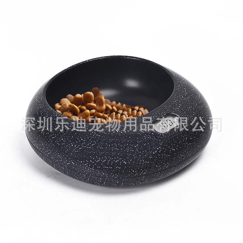 新款宠物喂食器智能称重电子碗可水洗猫狗喂食宠物防溢出盆喂食盘