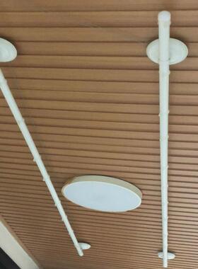 nn0i阳台升降晾衣架白色晾衣架手摇升降晒衣架瓷白晾衣杆非不锈钢