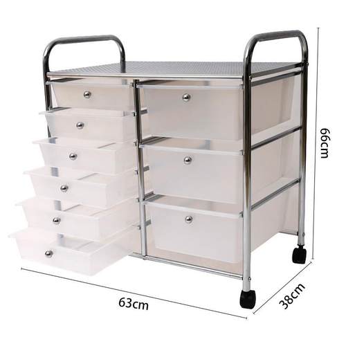置物架抽屉式置物车家用无纺布置物架厨房卧室可移动置物架