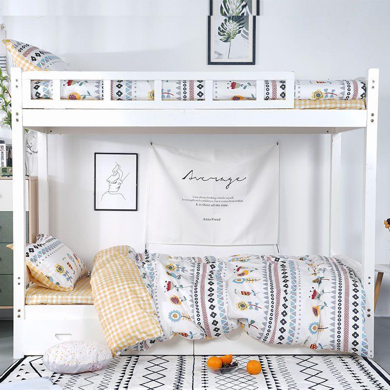 热销学生宿舍床上六件套用品4三件套上下铺单人被褥套装床单被套