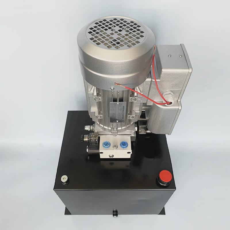 热销交流升降平台用液压动力单元单作液压泵电动液压油泵总成