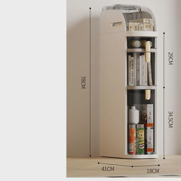 夹缝收纳柜抽屉式厨房缝隙多层储物柜家用卫生间窄储物柜置物架