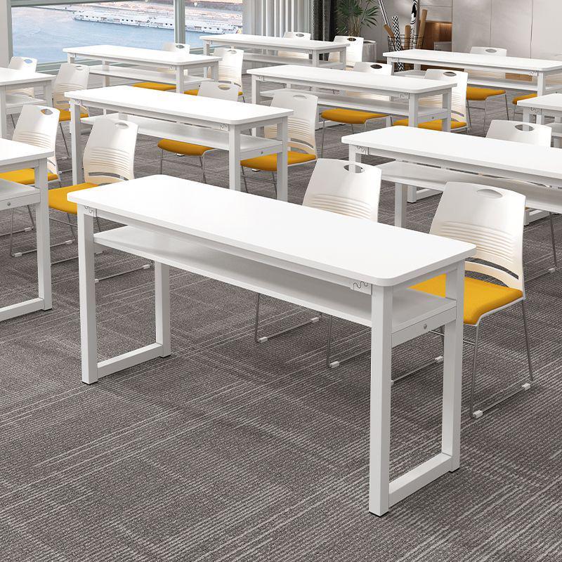 员工培训桌长条桌培训桌椅课桌椅会议桌椅机构辅导班学生学习一体