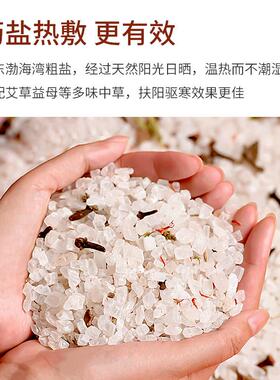 盐袋海盐热敷包艾草电加热南极粗盐袋子人肩颈腰部暖宫理疗袋家用