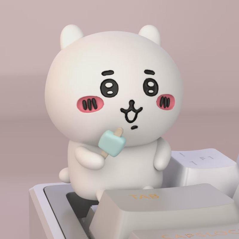 Chiikawa吉伊卡哇键帽立体创意键帽机械键盘键帽透光键帽客制化