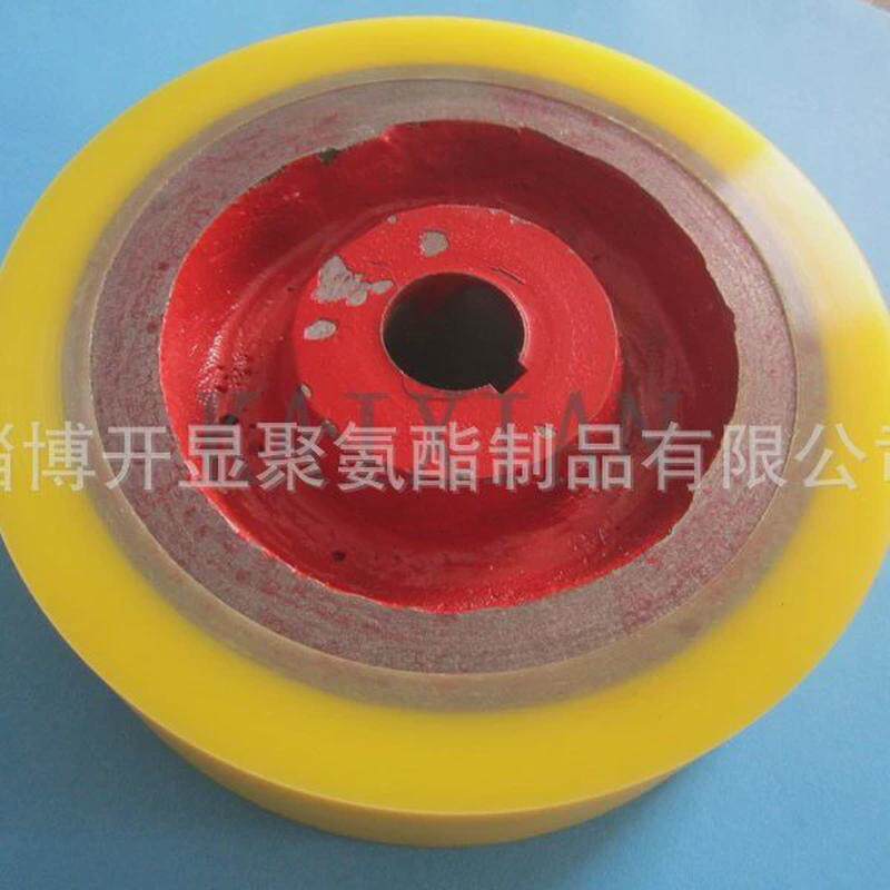 供应聚氨酯轮叉车轮托轮包胶轮铸铁聚氨酯轮