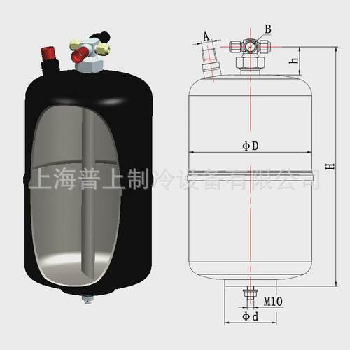 冷库空调制冷热交换分离器液气hyr-2413hyr-2415hyr-2417