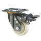 向荣脚轮车间5寸 6寸重型万向轮pp定向货架定制推车平底工业脚轮
