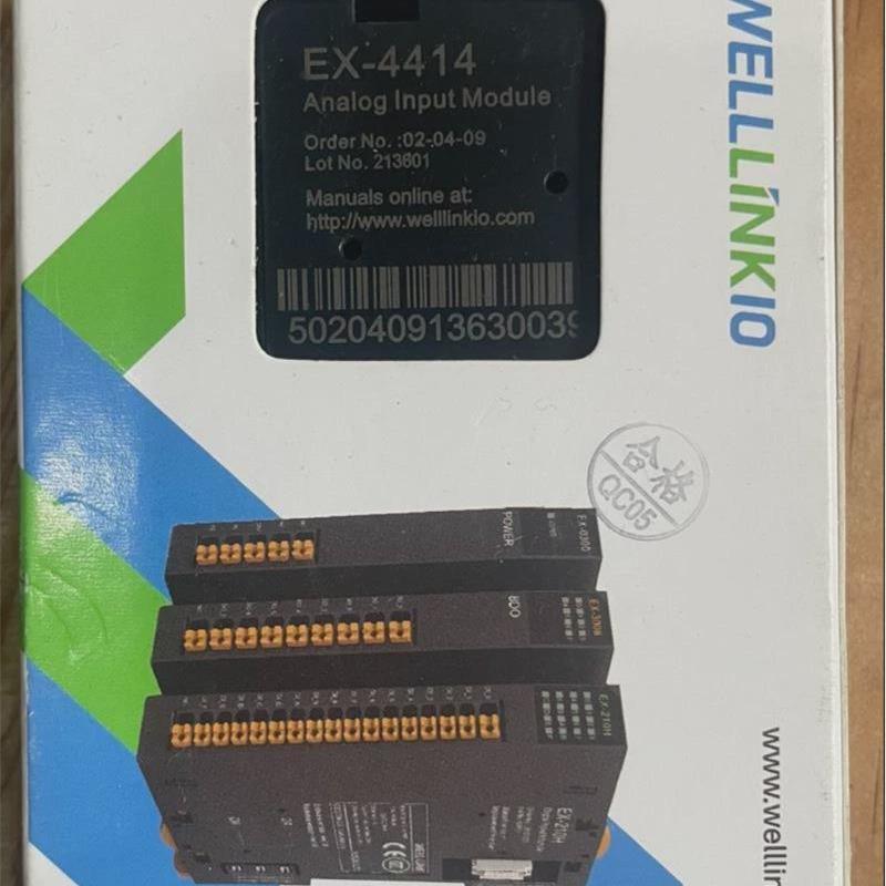 议价全新德克威尔 4AI模拟量输入模块 welllink io 型号EX-4414请
