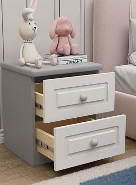 bc10儿童床头柜女孩小型30/35/40cm宽公分免安装男孩实木小户型窄