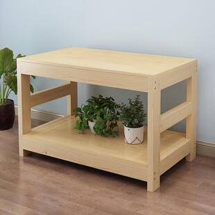 实木鱼缸底座缸架架子多层组缸松木鱼缸桌子底座底柜鱼缸架子