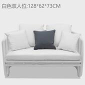 新款 户外藤编沙发阳台藤沙发庭院酒店室内藤椅组合防水防晒休闲桌