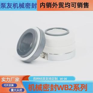 152 机械密封wb2 碳化硅四氟双台阶机封水泵化工油封