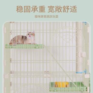 憨猫笼宠憨双层猫笼子猫别墅家用室内宠物猫咪笼子幼猫成猫猫舍