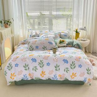 xei3床单被套单件150x200x230秋冬双人1.8x2.0m宿舍2.2x2.4两件套