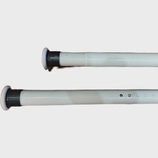 窗帘杆免打孔伸缩杆窗新品 铝合金成品静音铁杆罗马杆加厚窗帘顶装