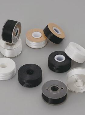 新款缝纫预绕底线白色黑色L型A型纸边塑料边无边绣花底线