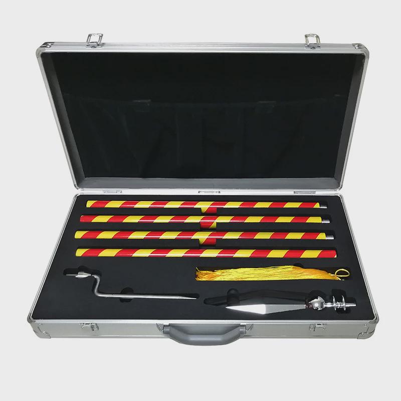 旗杆仪仗队授旗旗杆红黄条纹旗杆须边旗绒边旗少先队队旗阅兵旗杆