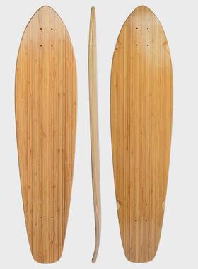 长板板面39inch单翘长板裸板公路板光板竹木滑板长板ms3602