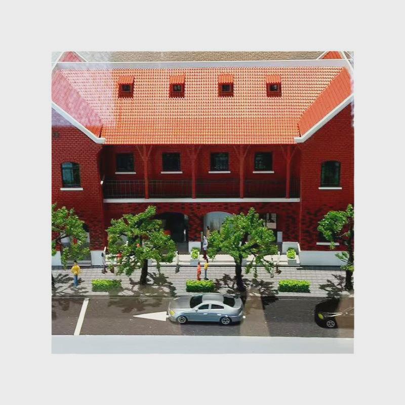 沙盘建筑场景模型DIY拼装制作材料别墅工地展会沙盘模型来样制作