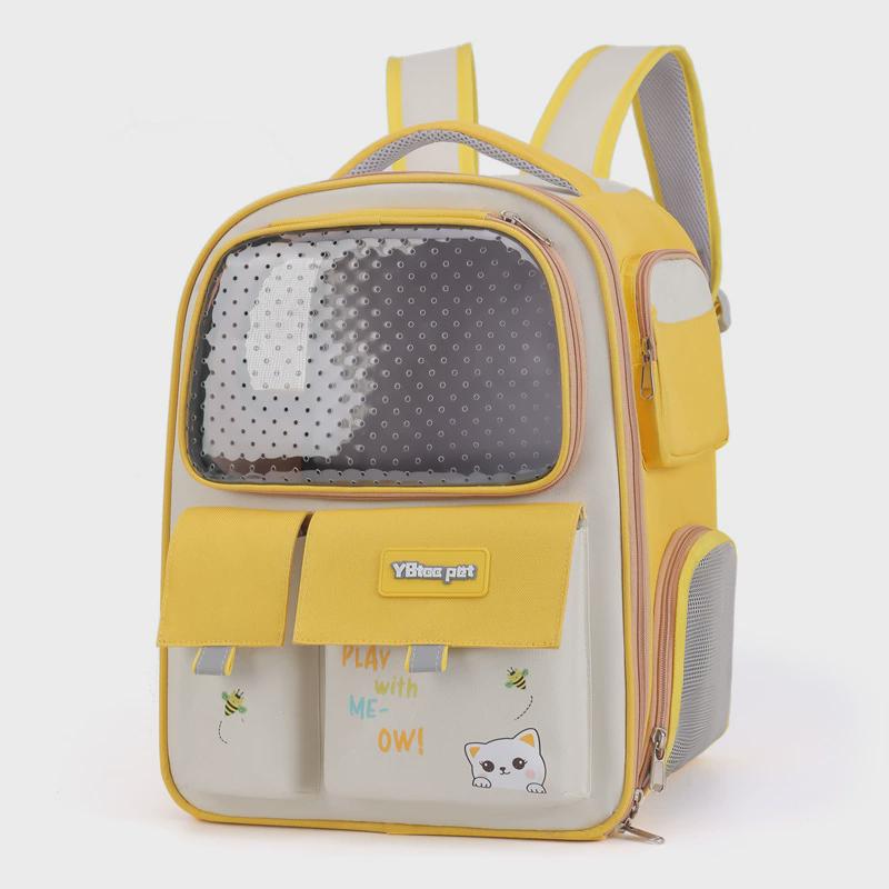 纯色包透气宠物包双肩冬季猫包外出便携猫笼猫咪狗狗通用手提