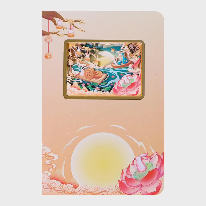 镂空旅游纪念手账本文创集章本3d立体创意记事本日记本纸雕笔记本