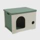 户外猫窝四季 猫别墅塑料流浪猫狗屋 通用室内小型防雨防晒半封闭式