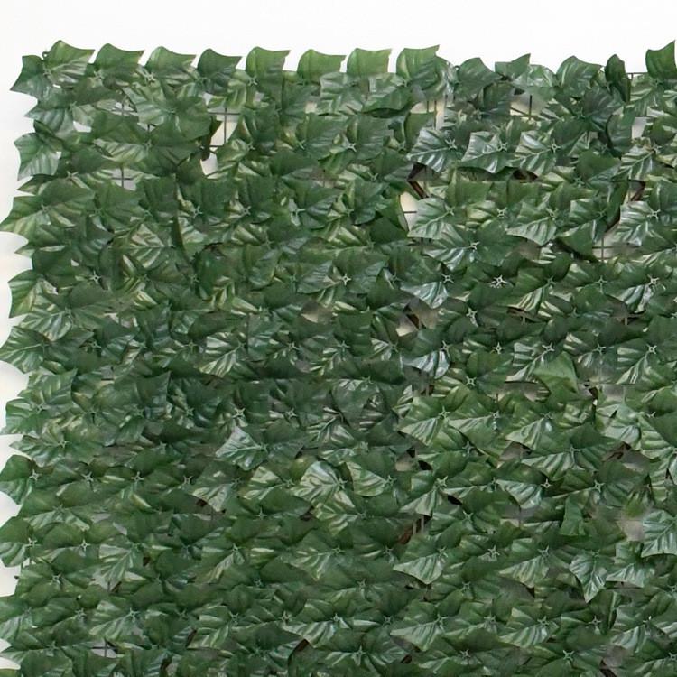 仿真篱笆叶子网户外装修工程植物墙栅栏人造植物叶栅栏庭院篱笆墙