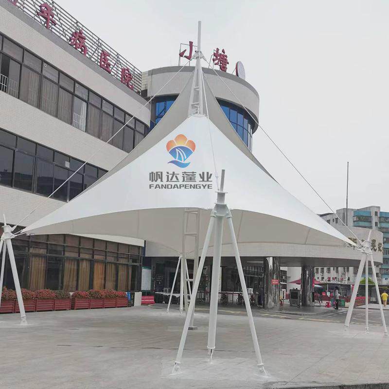伞形膜结构景观篷风景区园林抗户外凉亭景观膜伞钢结构遮阳篷雨篷