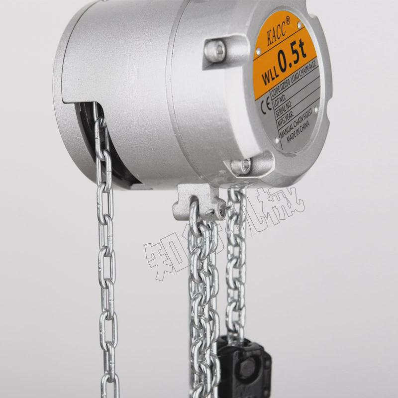 kacc链手拉葫芦迷你倒铝合金0.25/0.5/1吨3米小型手动铝合金葫芦